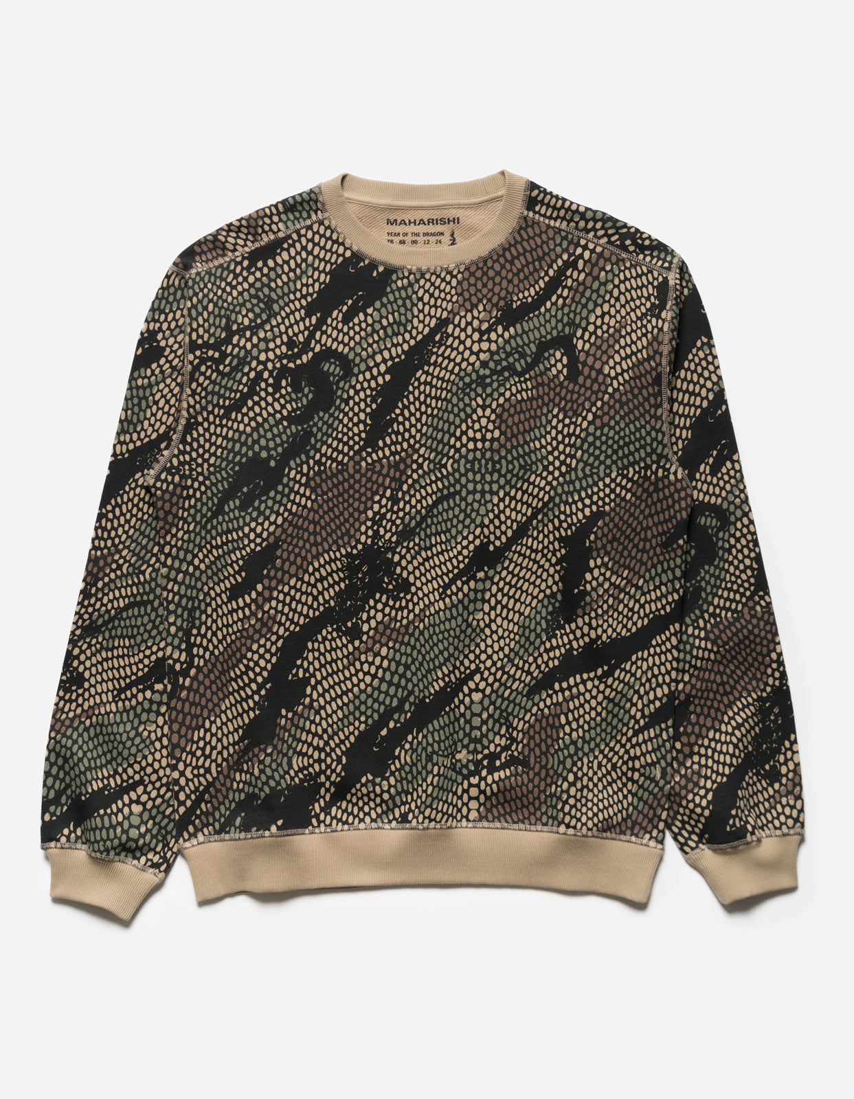 Maharishi | Organic Camo Crew Sweat Woodland