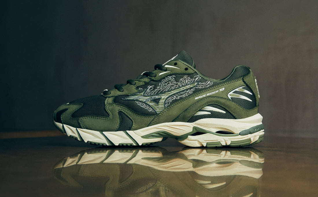 Maharishi x Mizuno Fire Phoenix Wave Rider 10