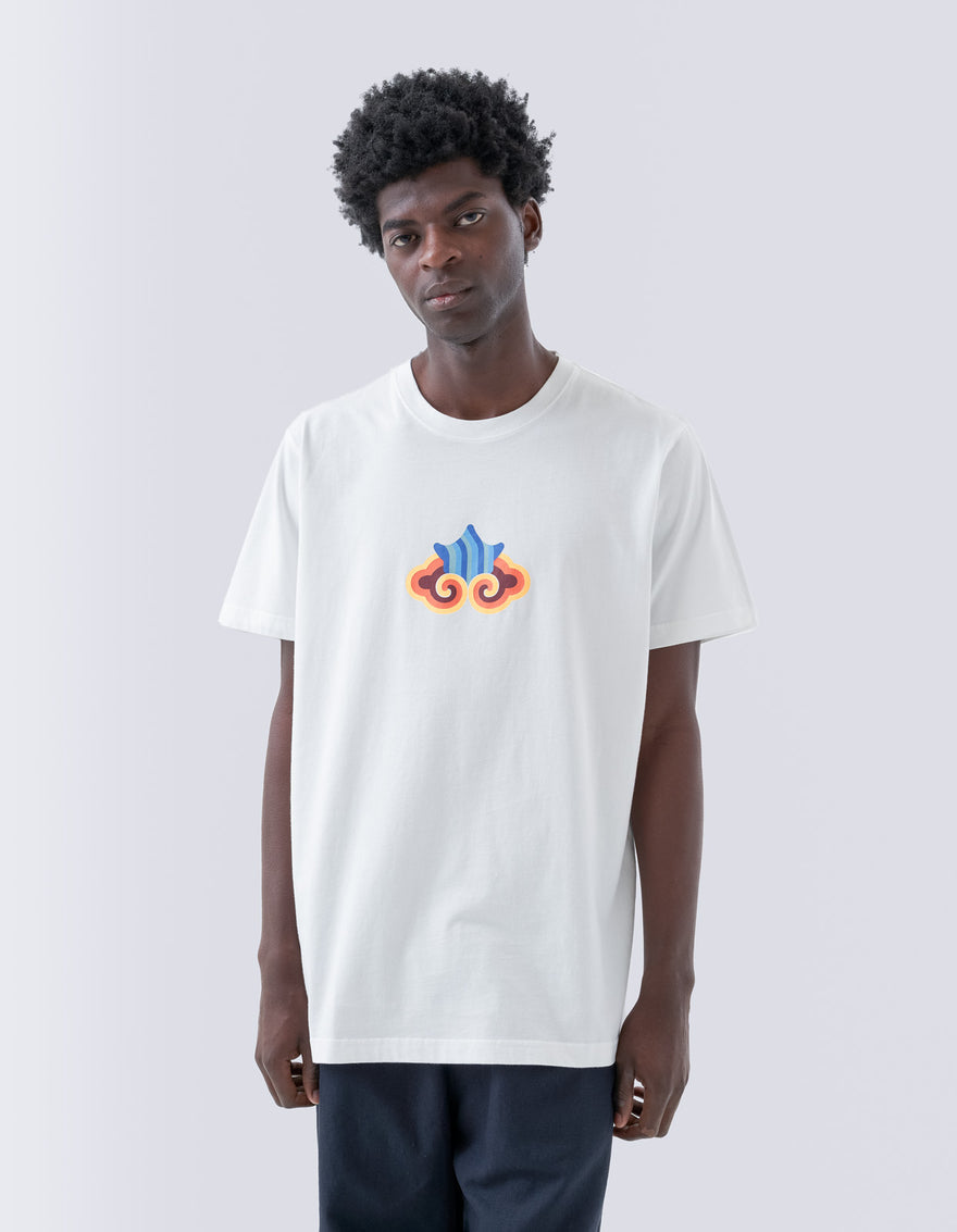 1265 Maharishi Cloud Temple T-Shirt White