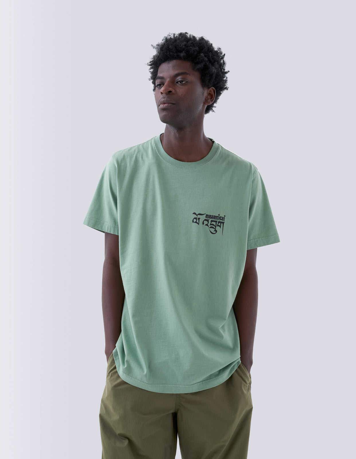 1258 Abundance Dragon Tour T-Shirt Bamboo Green