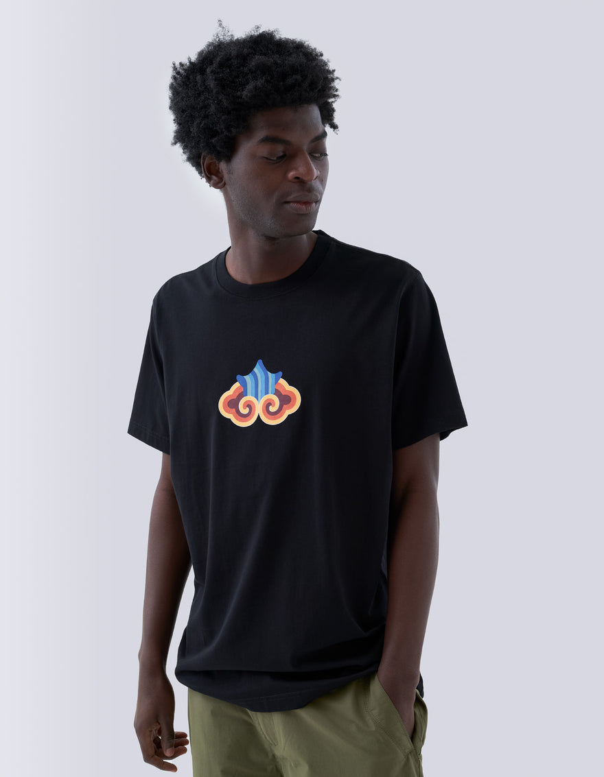 1265 Maharishi Cloud Temple T-Shirt Black