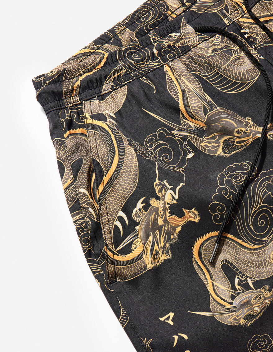 1549 Dragon Swim Shorts Black