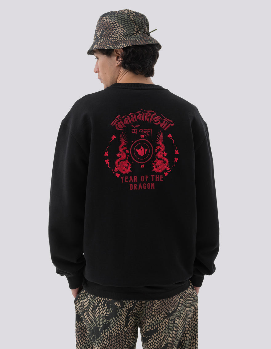 1267 Dragon Anniversary Crew Sweat Black