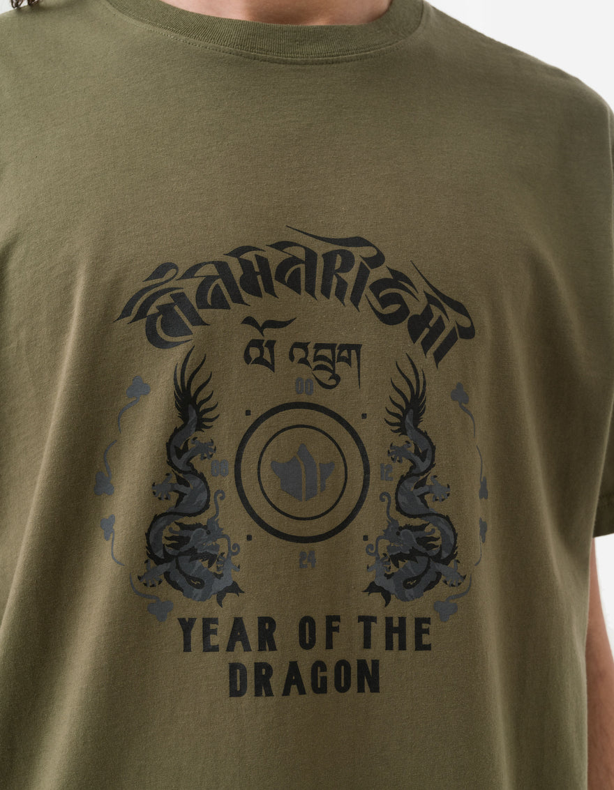 1293 Dragon Anniversary T-Shirt Olive OG-107F