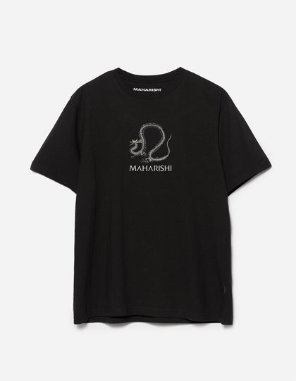 1354 Fossil Dragon T-Shirt Black