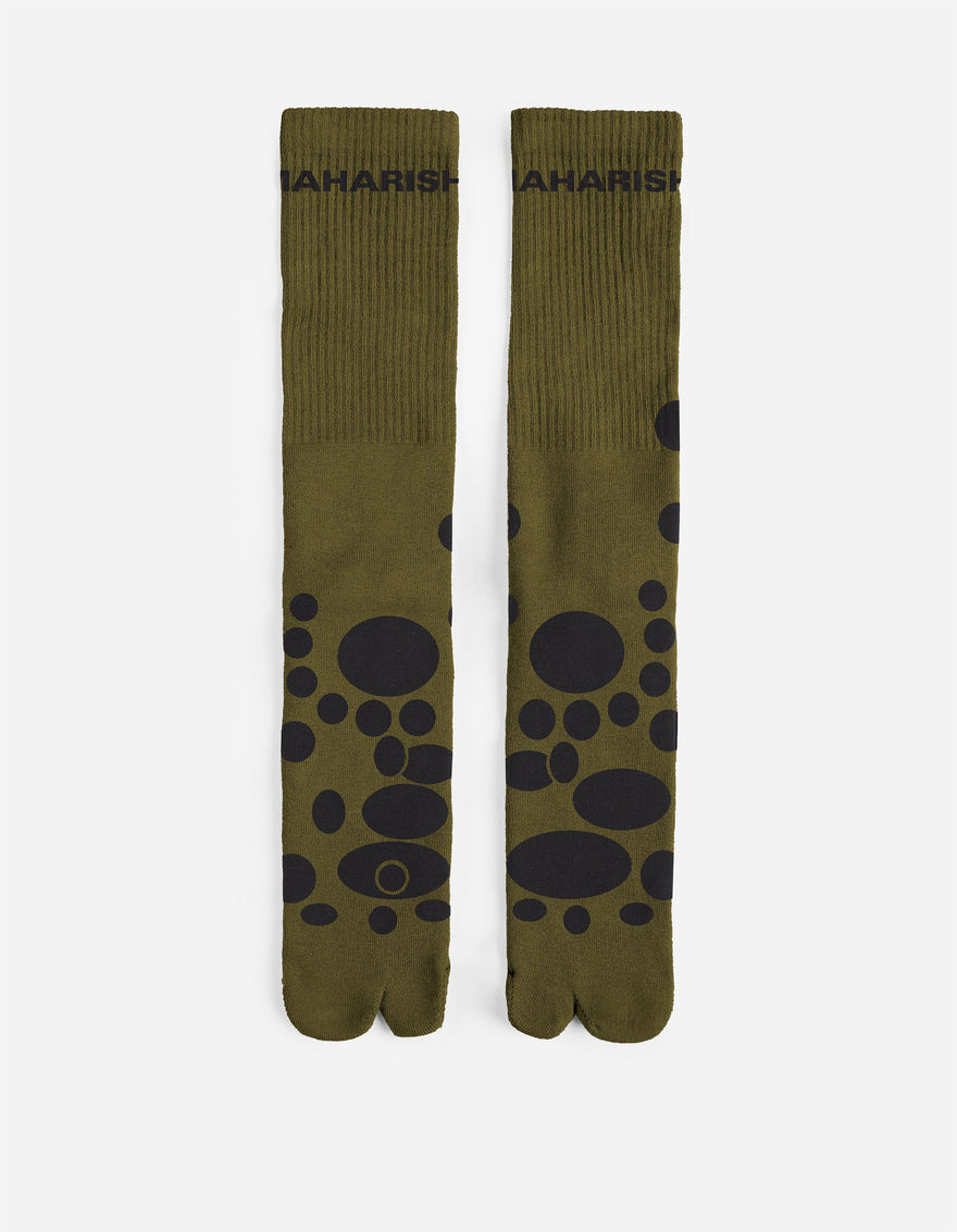 1460 Maharishi Acu Tabi Sport Socks Olive