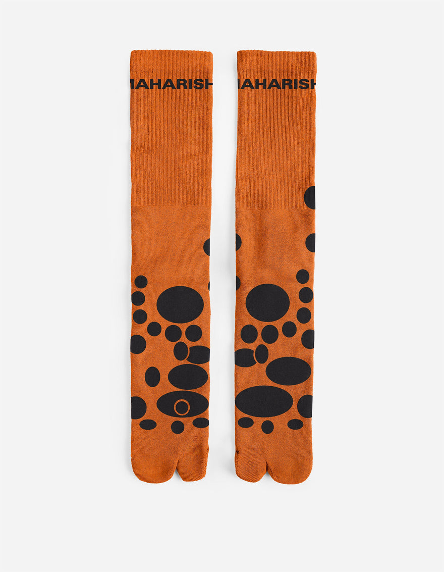 1460 Maharishi Acu Tabi Sport Socks Orange