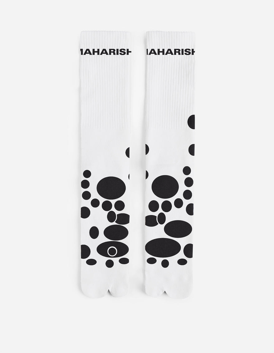 1460 Maharishi Acu Tabi Sport Socks White