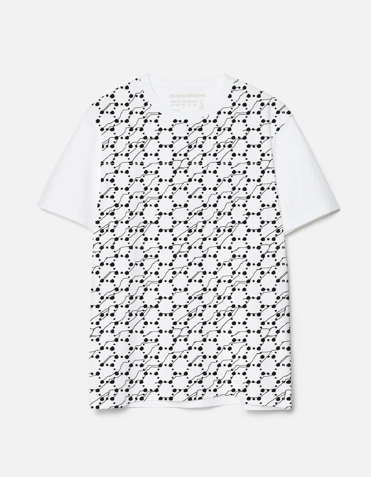 1467 Honeycomb Snakeskin T-Shirt White