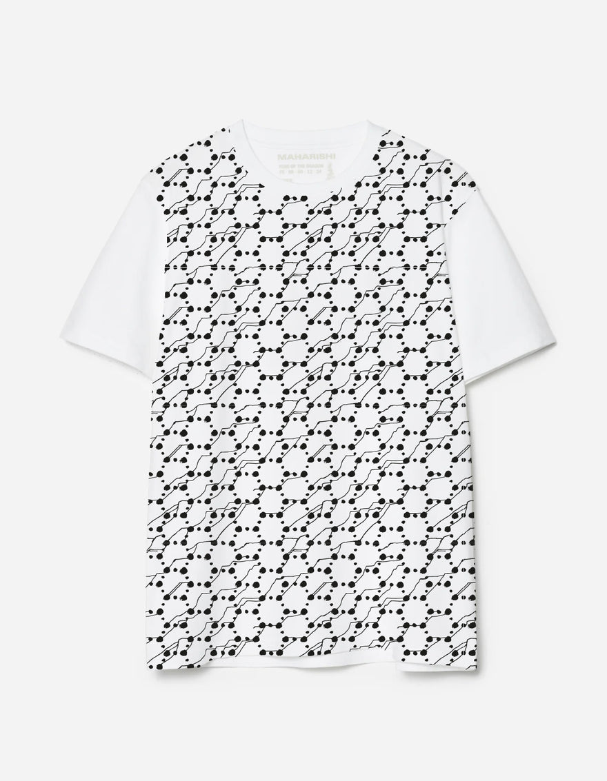 1467 Honeycomb Snakeskin T-Shirt White