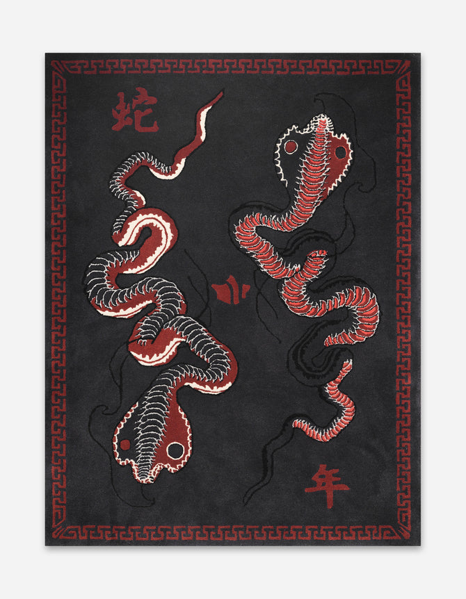 1468 Year of the Snake Rug Multi