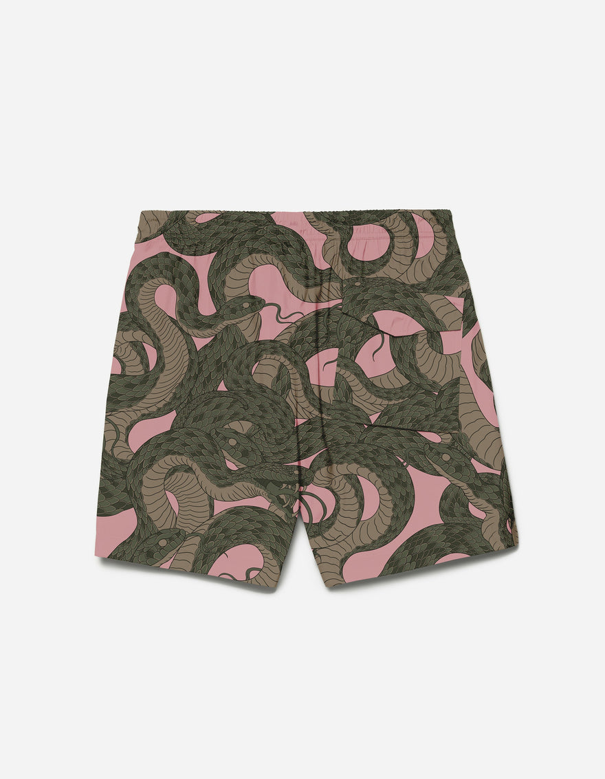 1481 Snakeskin Camo Swim Shorts Sakura