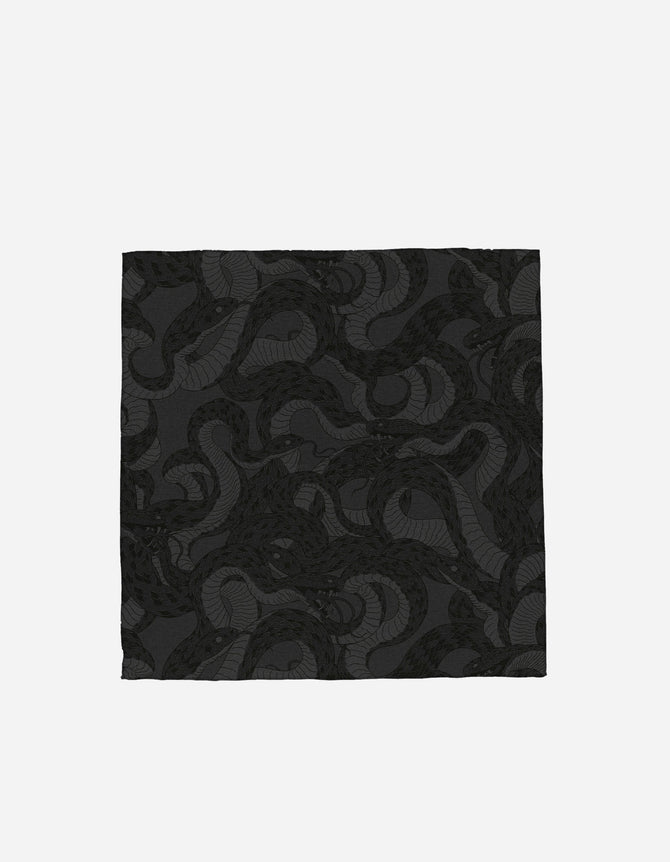 1522 Snakeskin Bandana Subdued Night