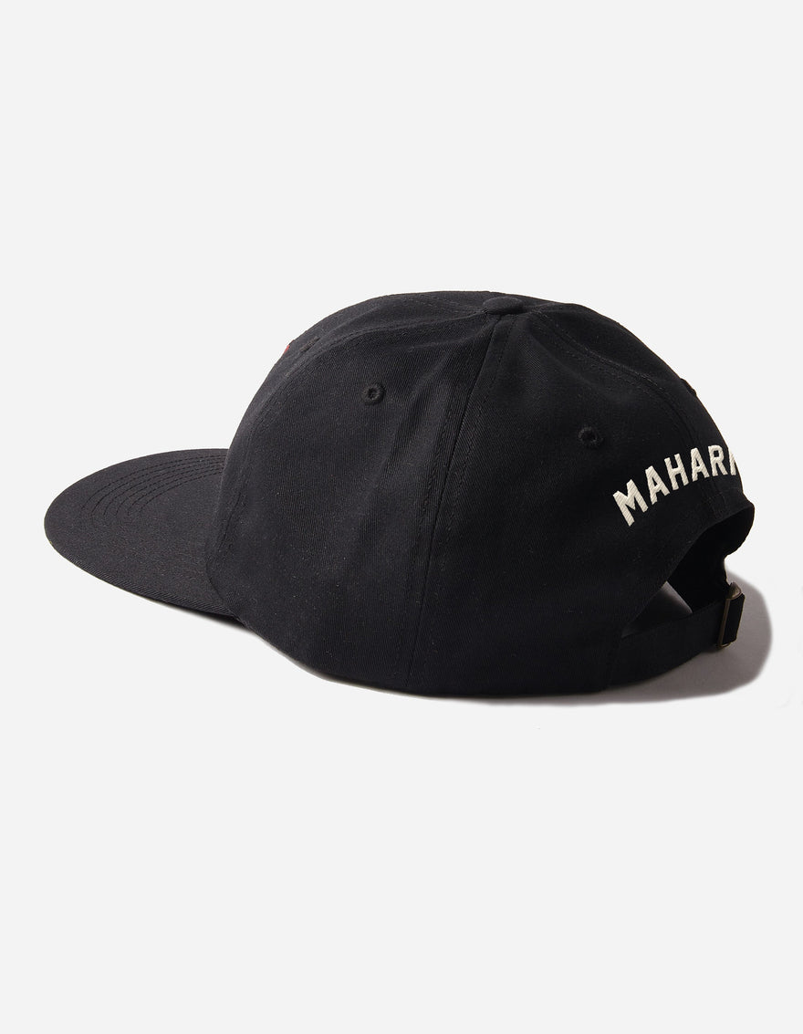 1548 Tiger Dragon 6 Panel Cap Black