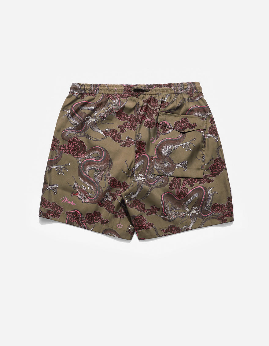 1549 Dragon Swim Shorts Olive