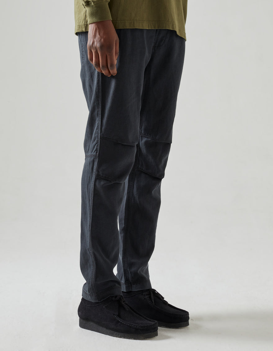 4544 Washed Hemp Custom Pants Black