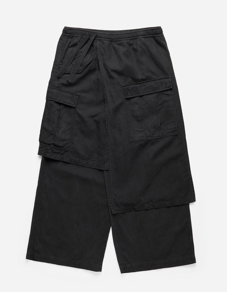 Maharishi | Asym Cargo Hakama Pants Black