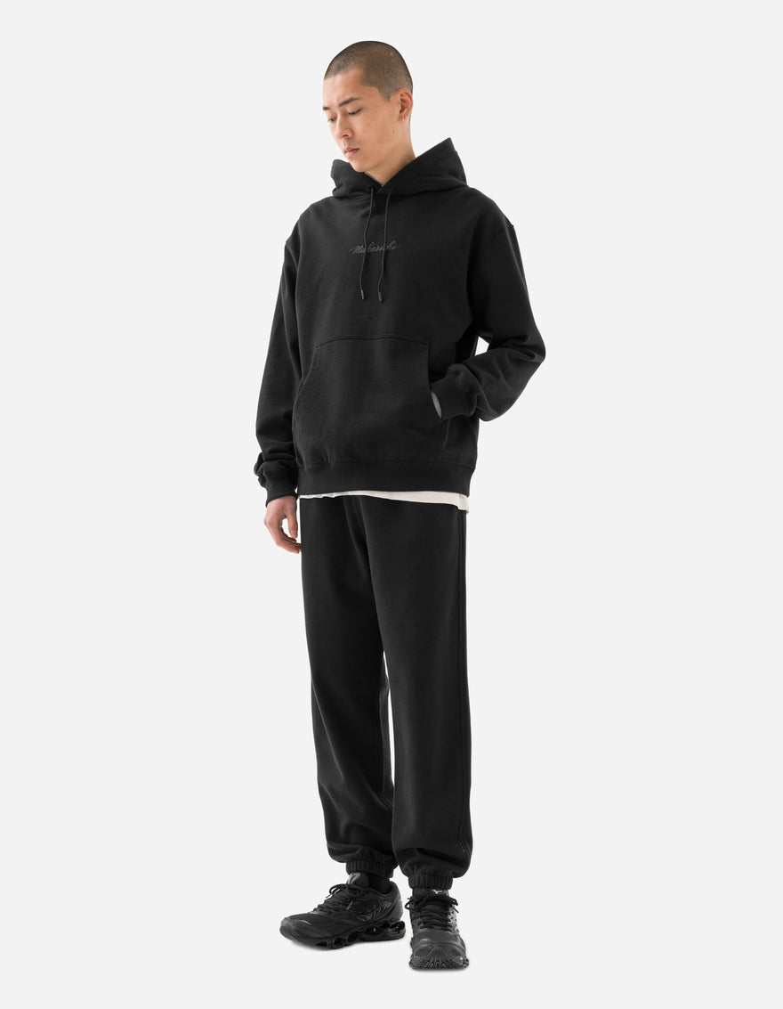 4622 Maharishi Organic Hooded Sweat Black