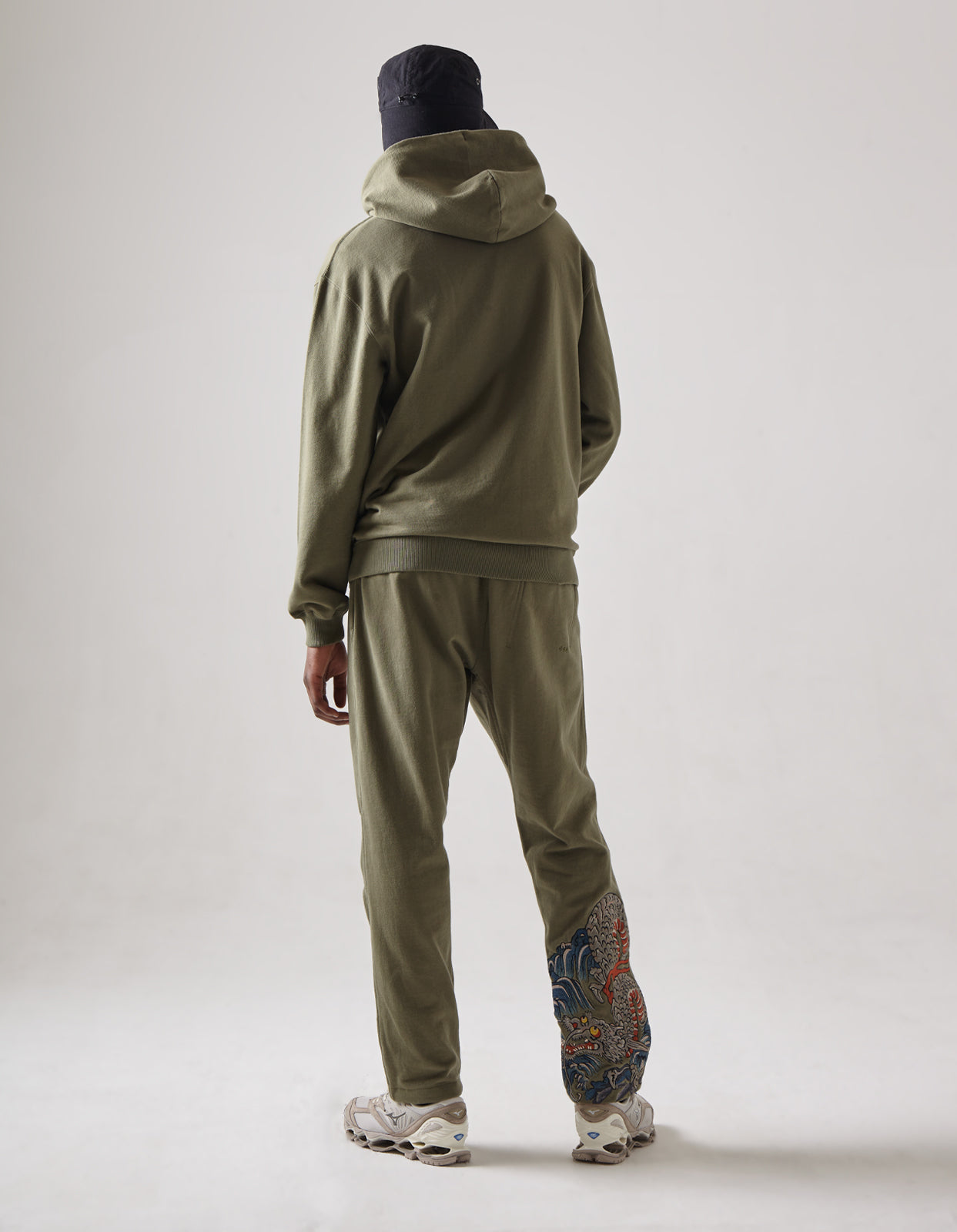 4622 Maharishi Organic Hooded Sweat Olive