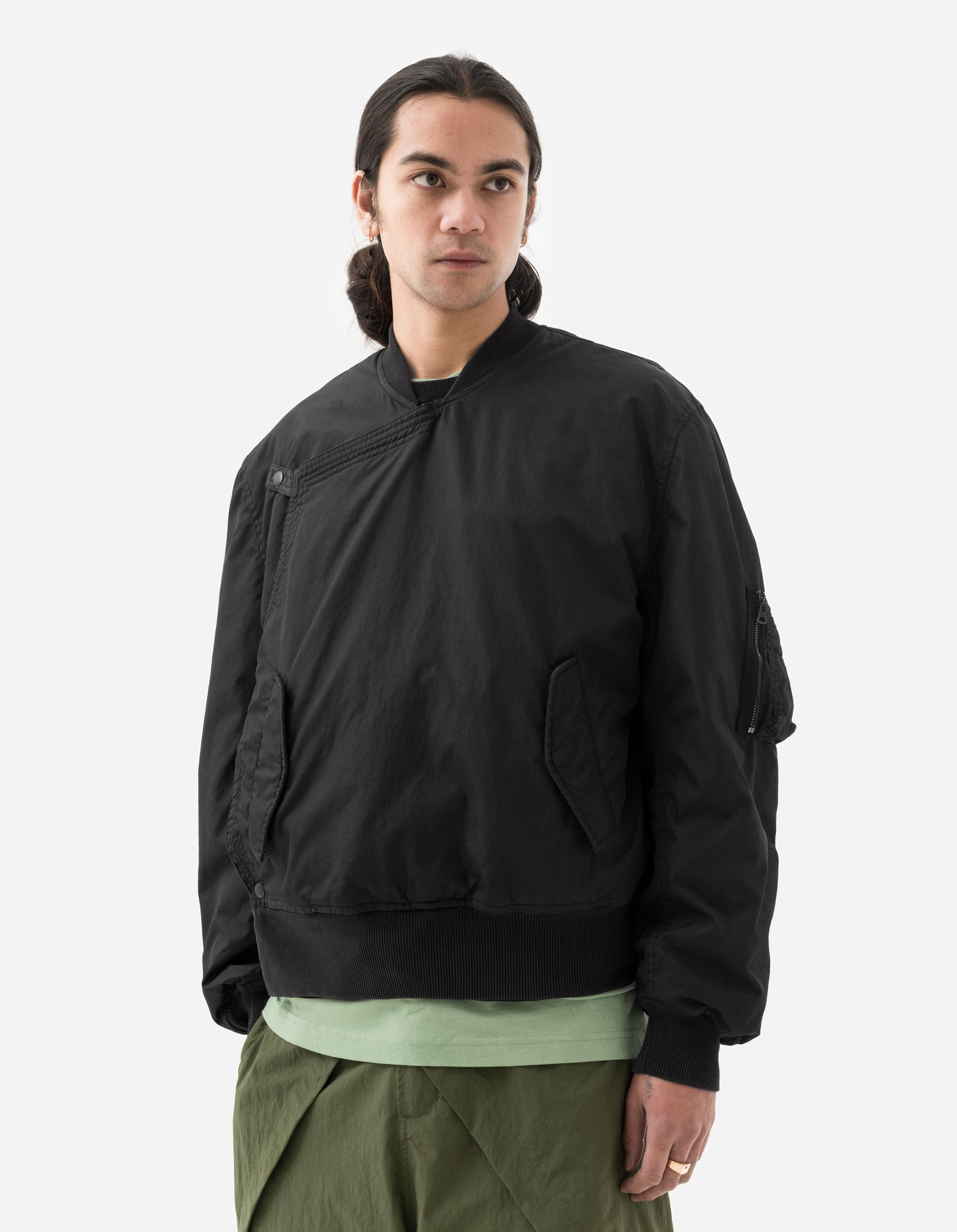 5056 Monk MA-1 Flight Jacket Black