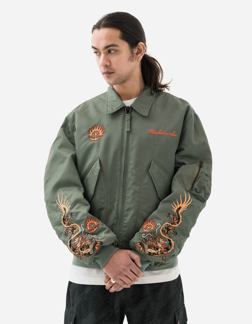 5059 Dragon CWU-45 Flight Jacket Sage