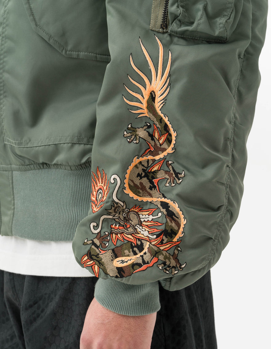 5059 Dragon CWU-45 Flight Jacket Sage