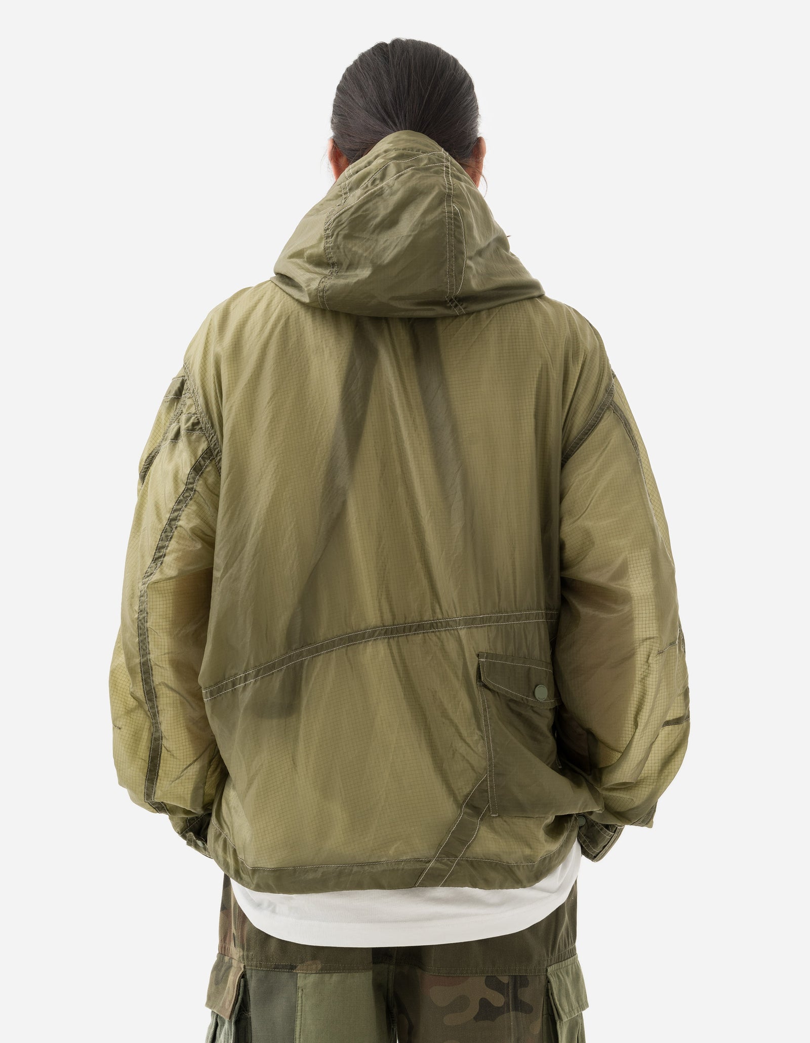 5089 Upcycled Monk Snoparka Olive