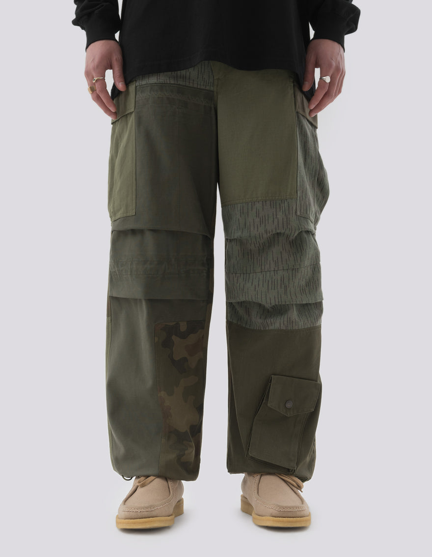5094 Upcycled M65 Cargo Pants Olive