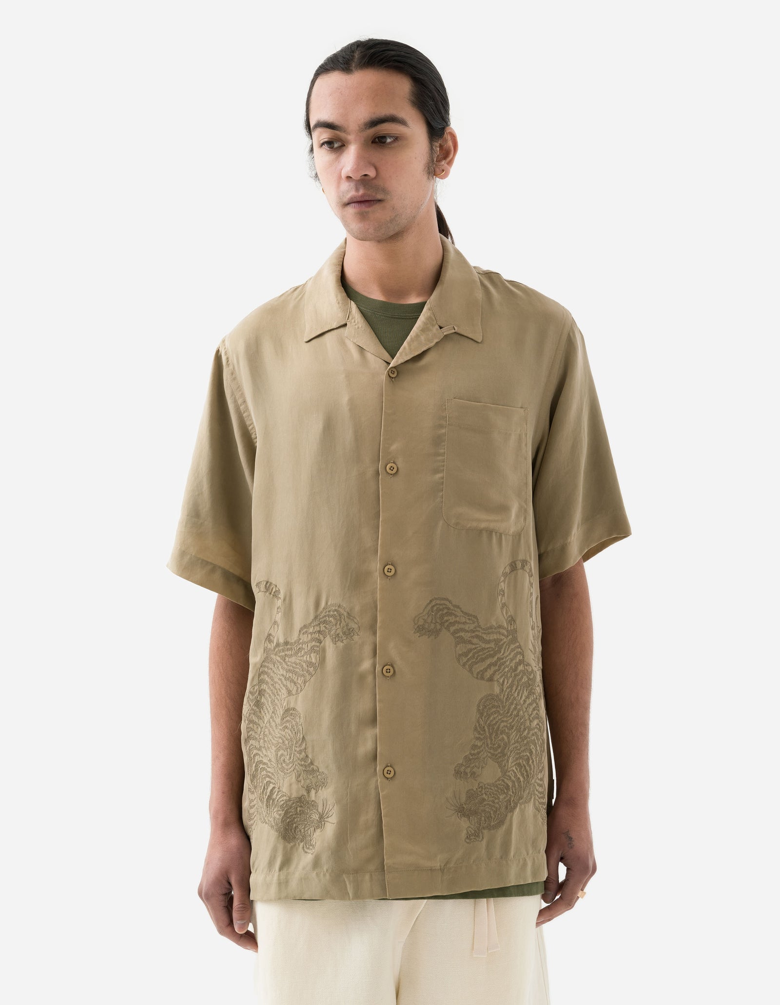 5100 Take Tora Summer Shirt Bamboo Green