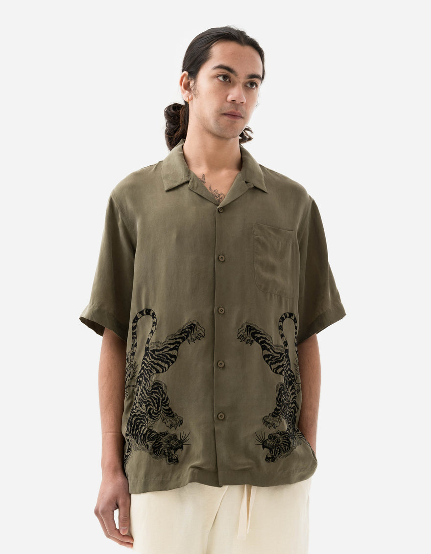 5100 Take Tora Summer Shirt Olive OG-107F