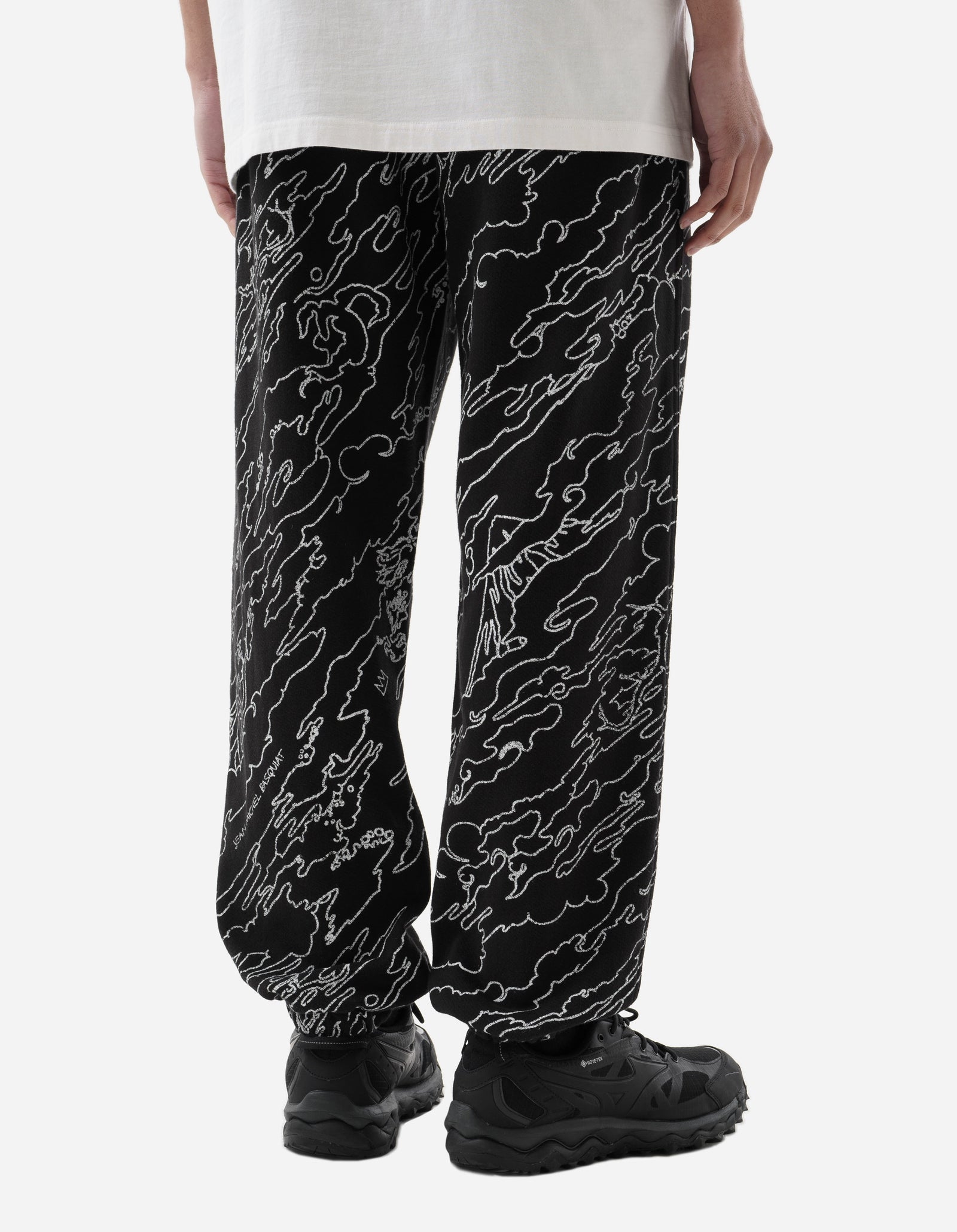 5129 Maha Basquiat Camo Sweatpants Black