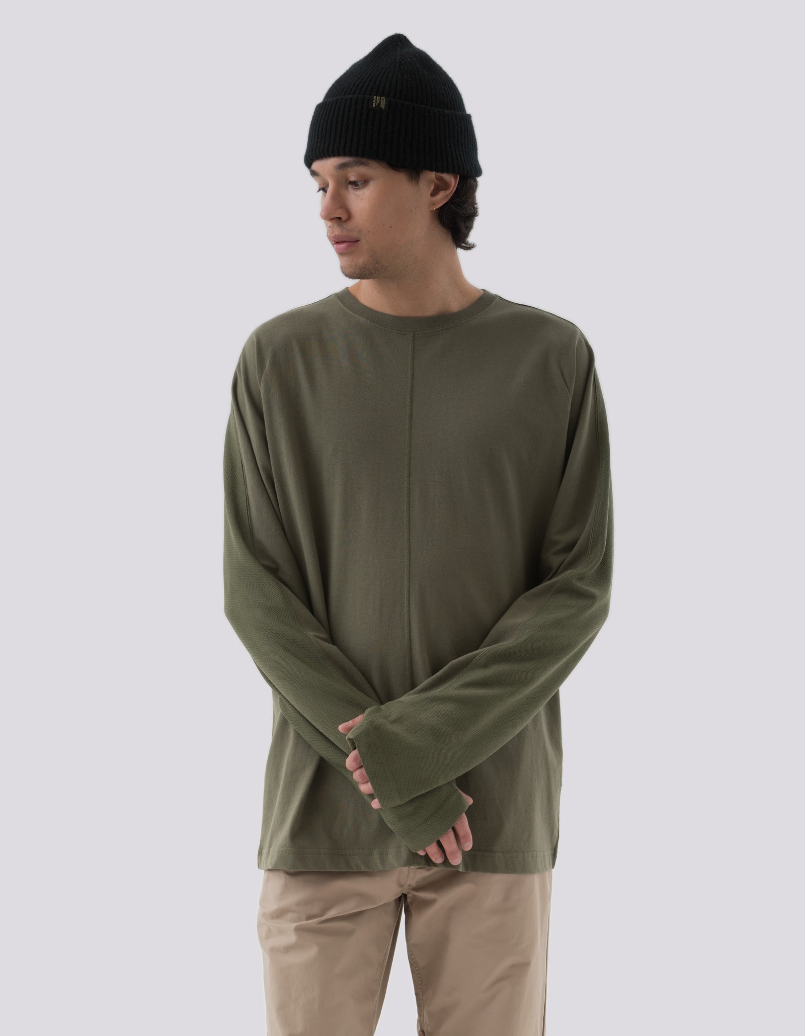 5135 Polartec Dry L/S T-Shirt Olive OG-107F