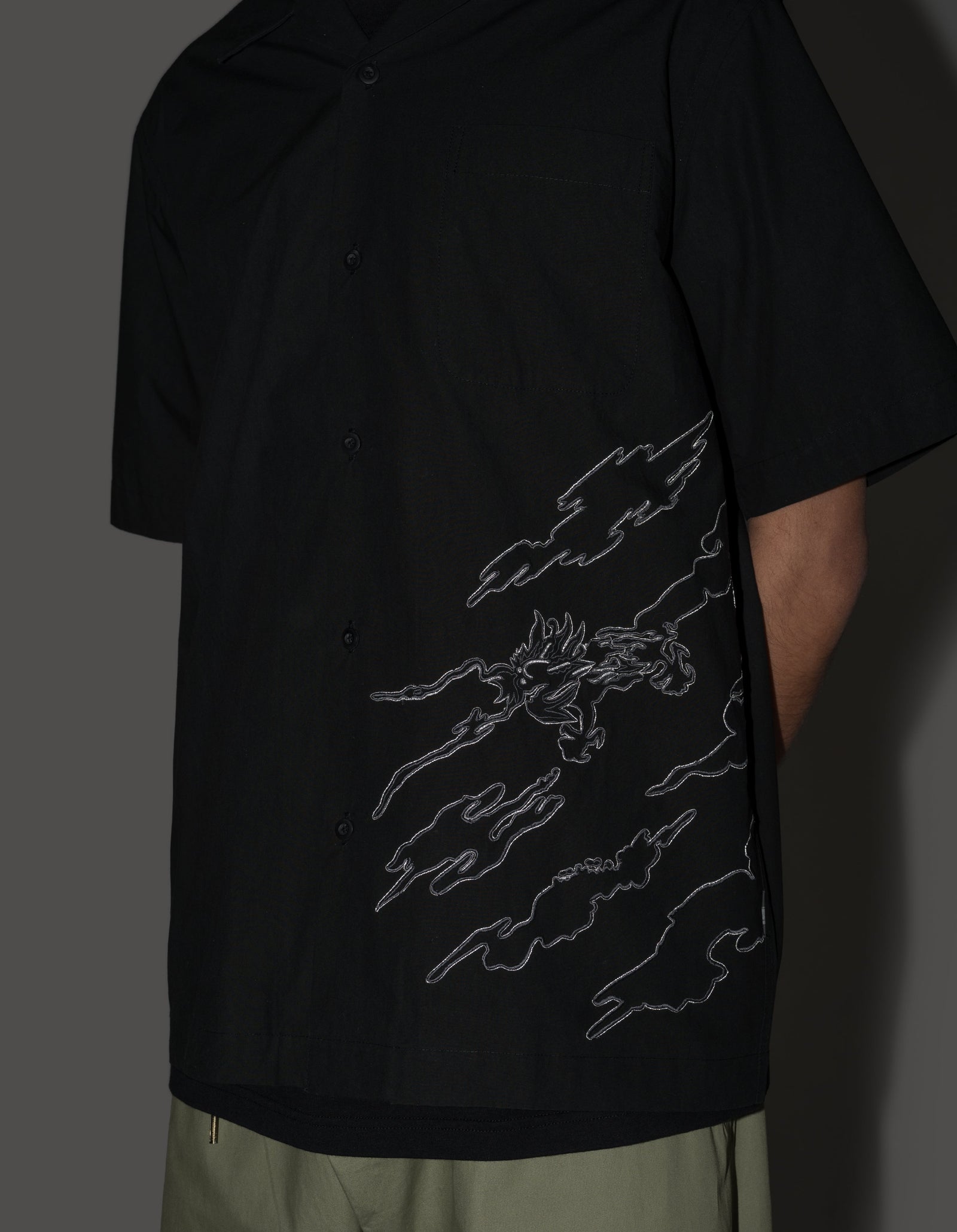 5336 DPM: Bonsai Sparse Shirt Black