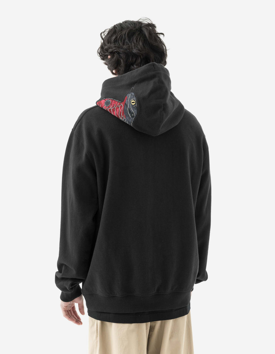 6010 Cobra Organic Hooded Sweat Black