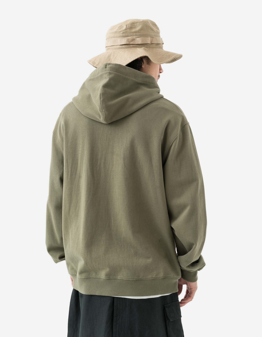 6011 Cobra Zipped Hooded Sweat Olive OG-107F