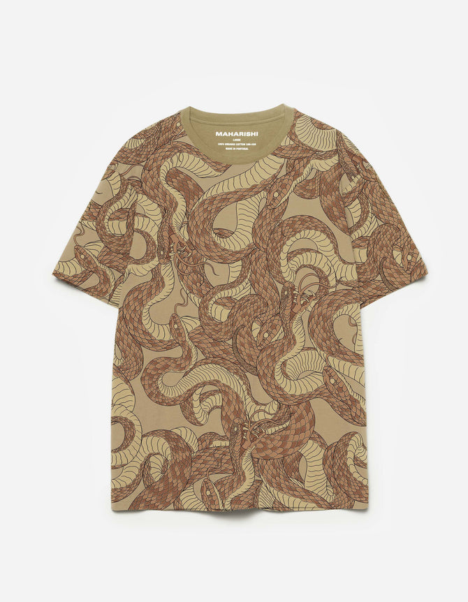 6072 Snakeskin Camo T-Shirt Desert