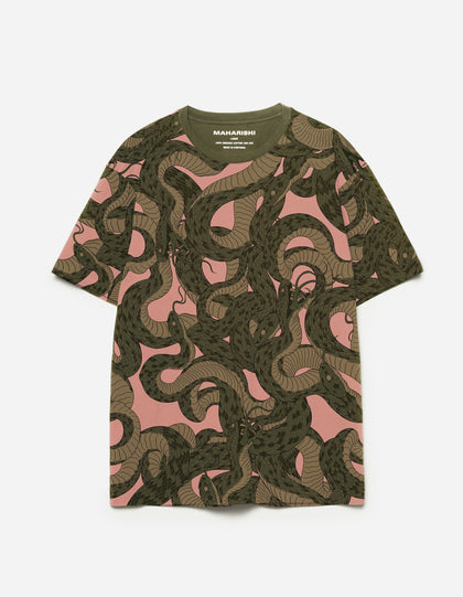 6072 Snakeskin Camo T-Shirt Sakura