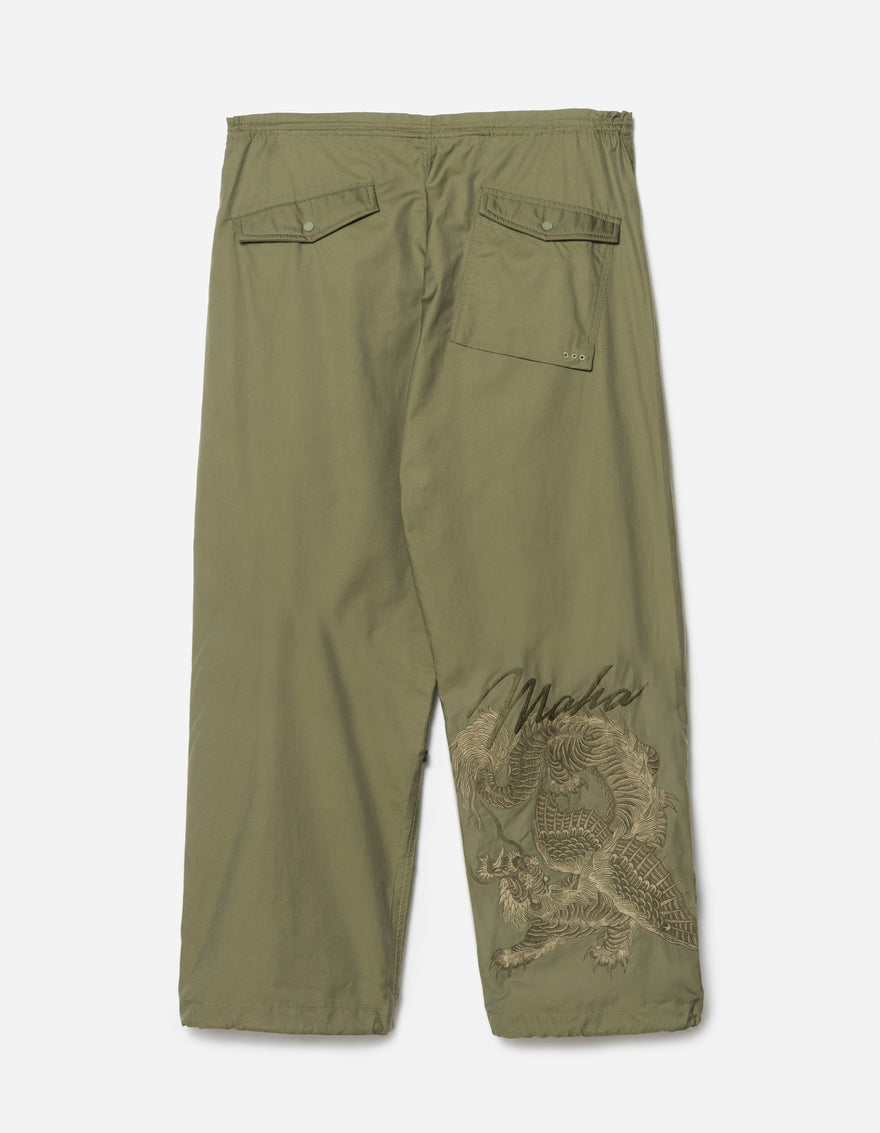 6091 Tiger Dragon Loose Snopants Olive OG-107F