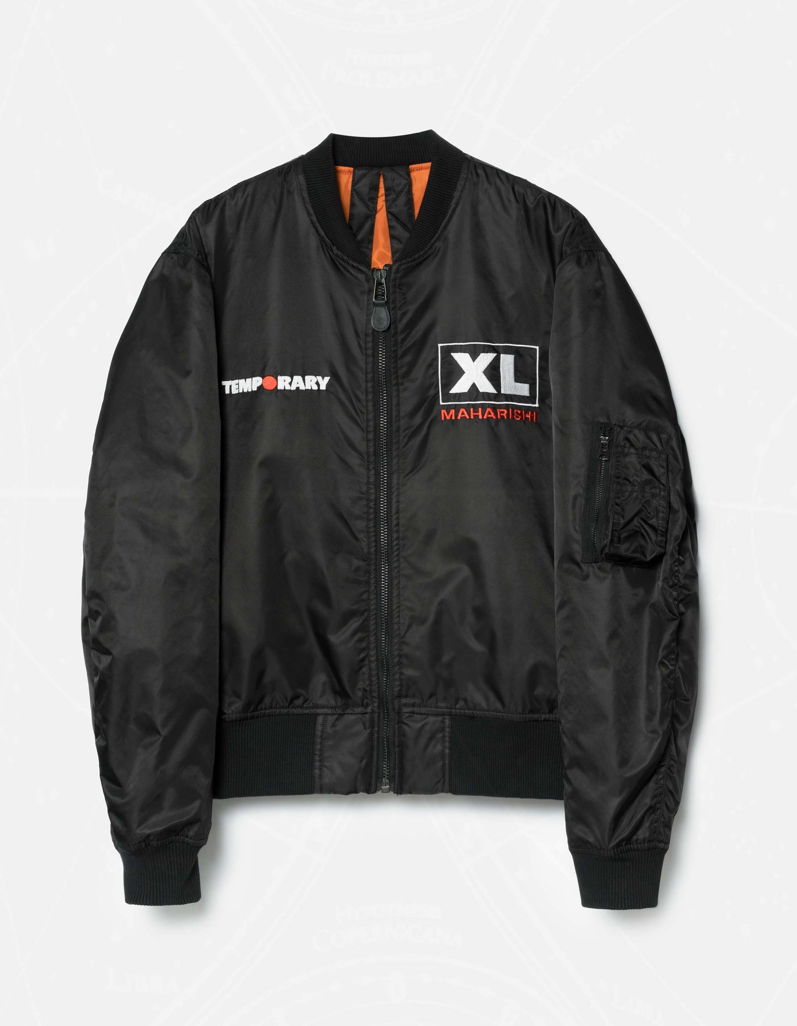 6109 Temporary MA-1 Flight Jacket Black