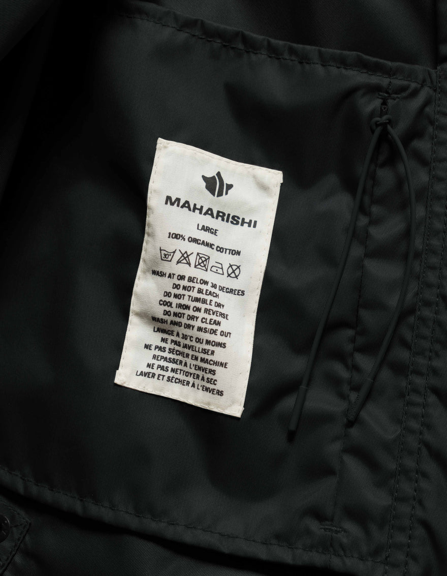 6112 Maharishi Flight Jacket Black