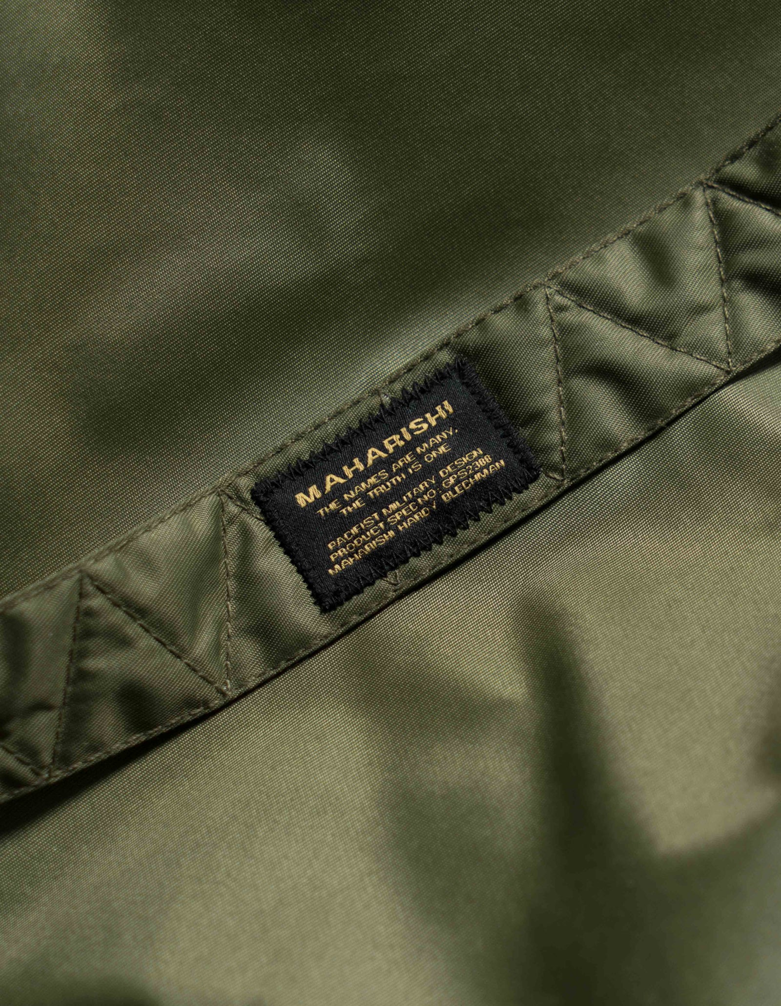 6112 Maharishi Flight Jacket Olive