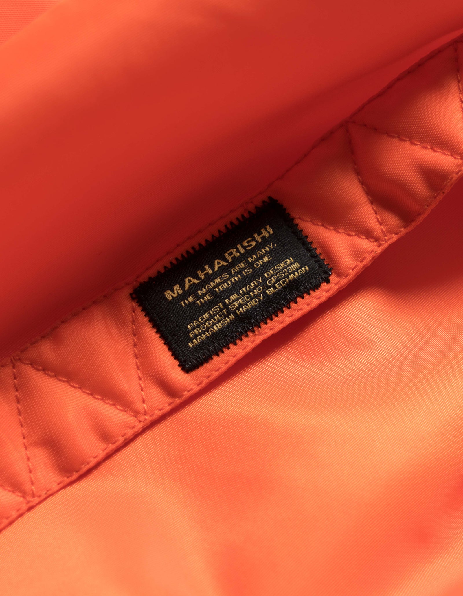 6112 Maharishi Flight Jacket Blaze