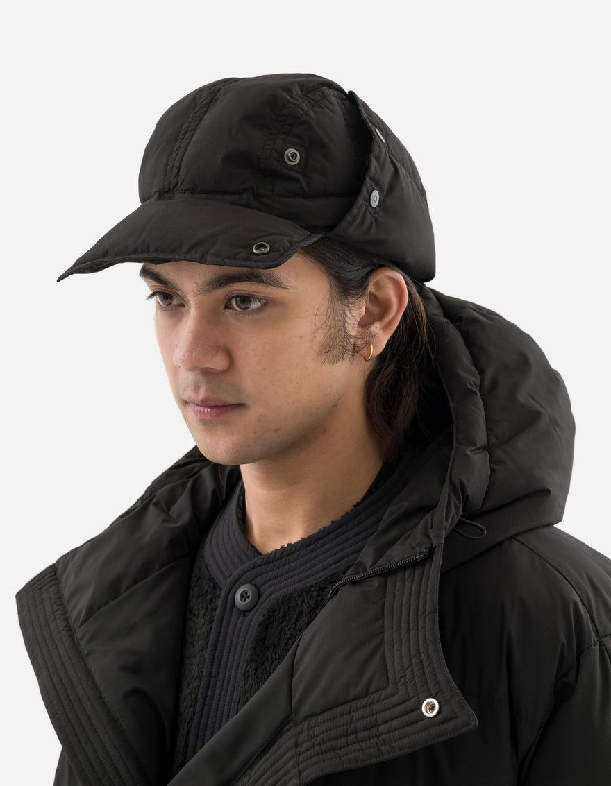 1383 Padded Aviator Hat Black