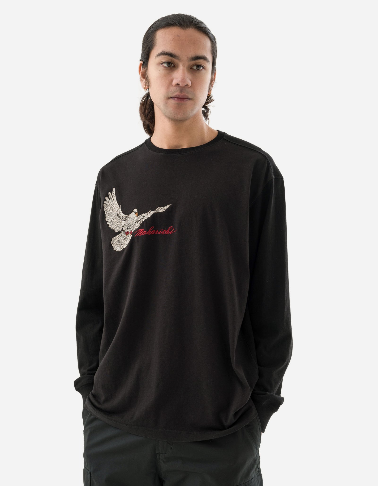 5316 Peace Mount Maha L/S T-Shirt Black