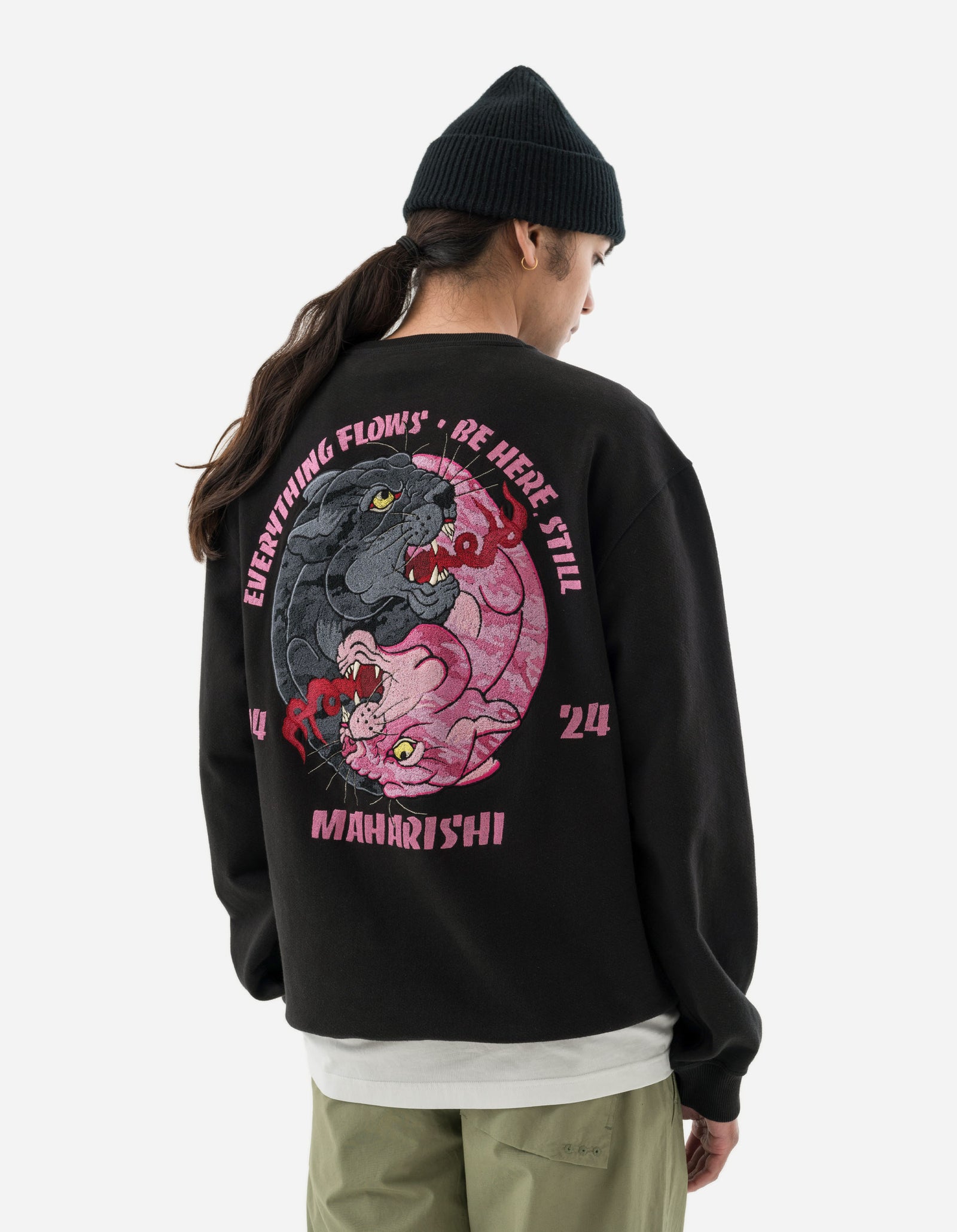 5311 Duality Panther Crew Sweat Black