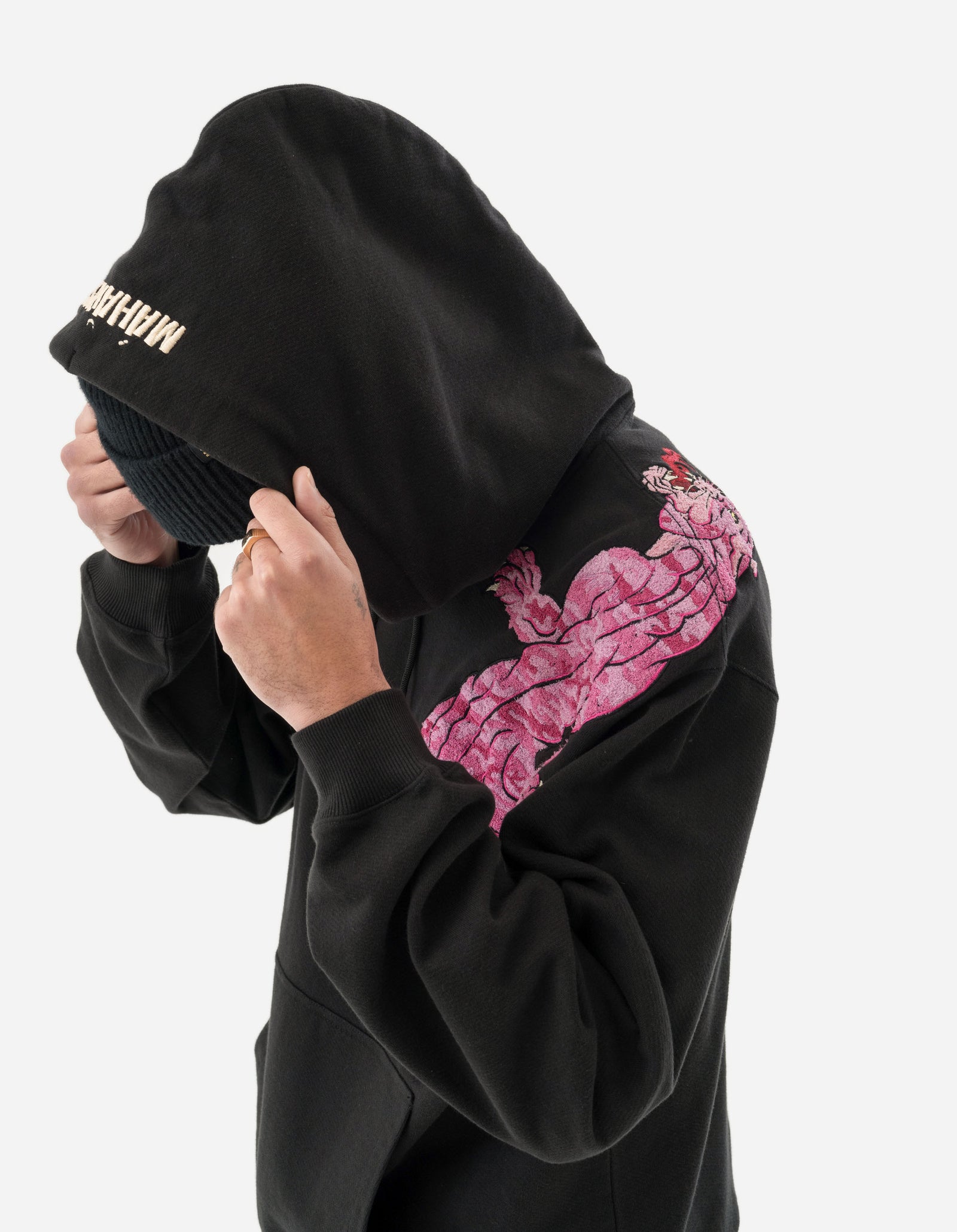 5312 Panther Chimera Hooded Sweat Black