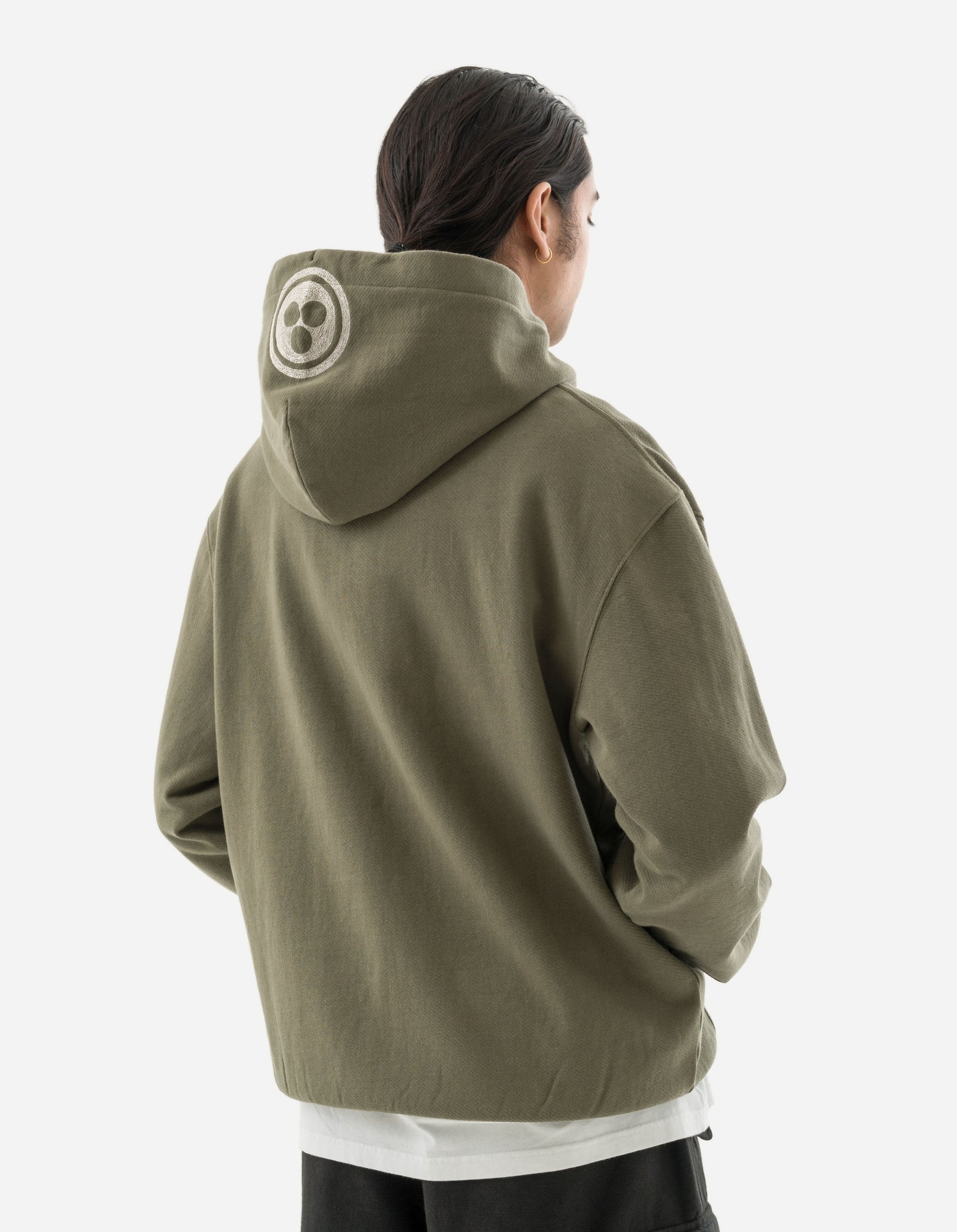 5321 Peace Dove Hooded Sweat Olive OG-107F