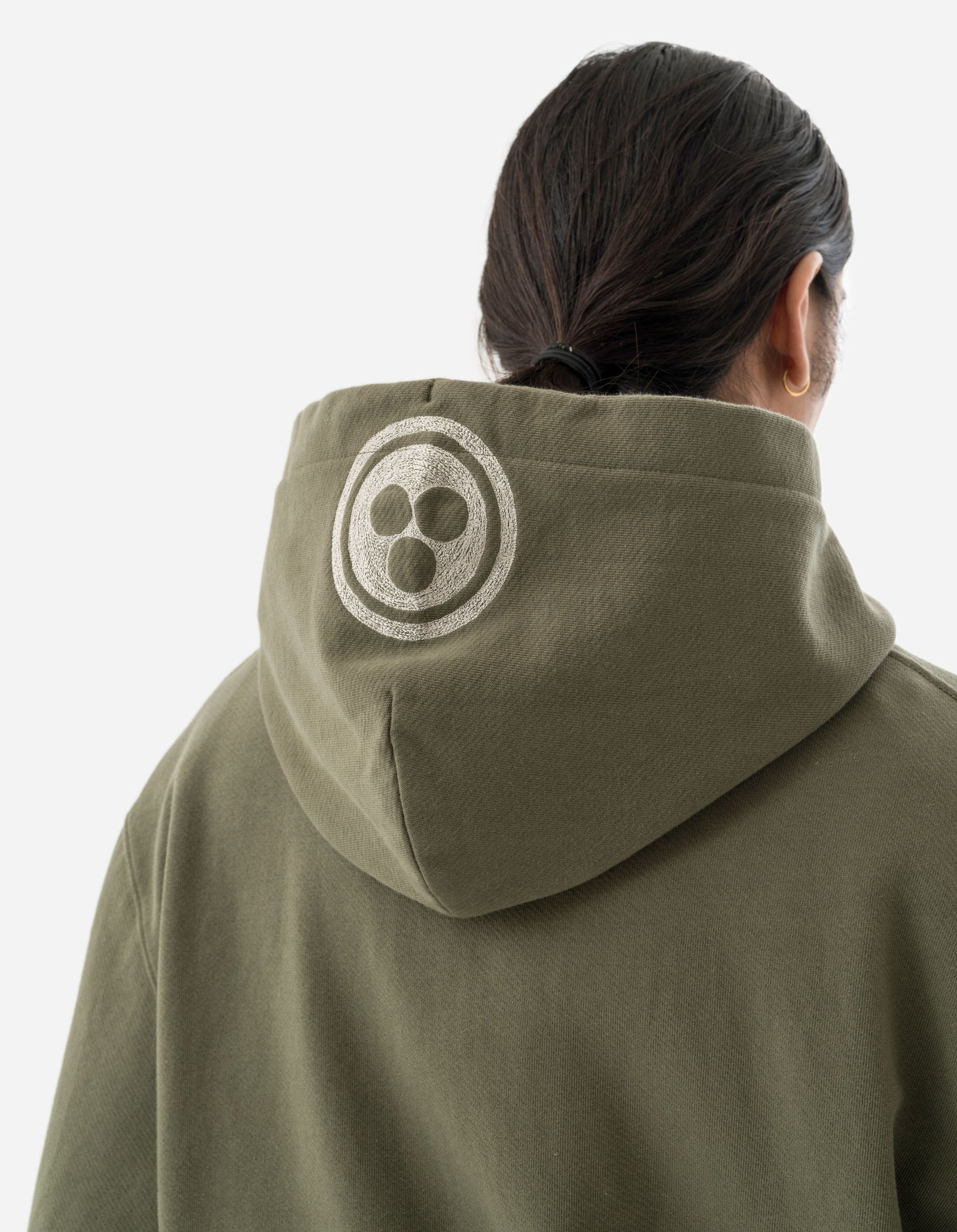 5321 Peace Dove Hooded Sweat Olive OG-107F