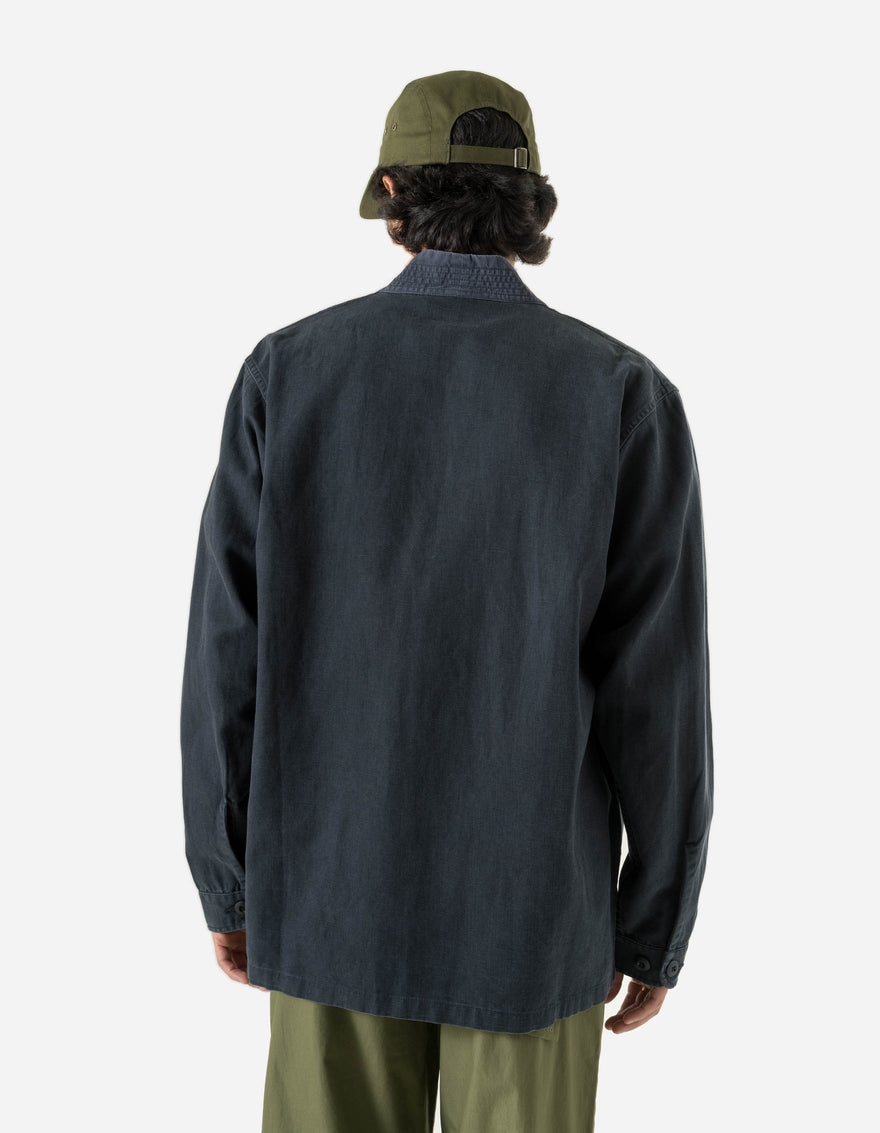 4605 Hemp Hanten Shirt Navy