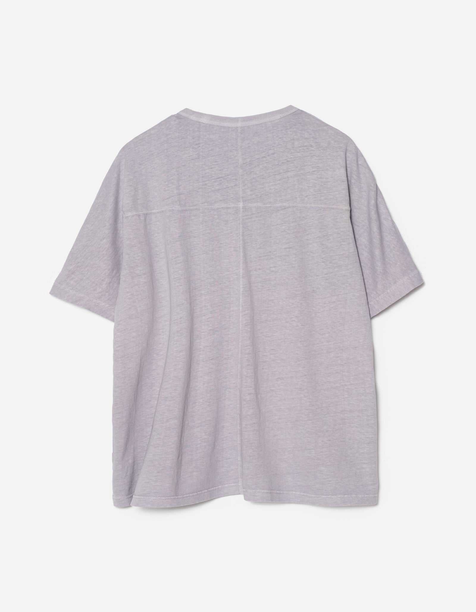5234 Hemp Cross Oversized T-Shirt Purple Ash